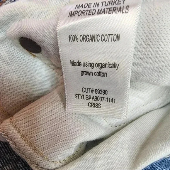 Agolde Criss Cross Straight Jean in Dimension size 32 NWT light wash